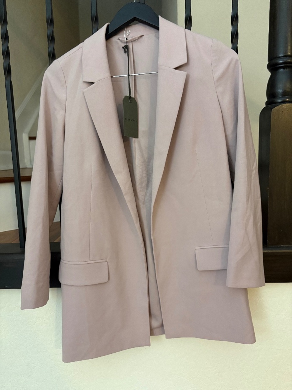 All Saints Taupe Blazer